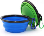 2 Pack Collapsible Dog Water Bowls